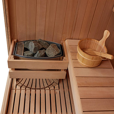 Ocean Future Traditional Sauna Room OFS05-2 36 Wooden Stove Frame