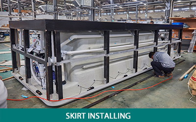 MEXDA Direct Swim Spa Endless Swimming Pool - Hot Tub WS-S06CT 23 Cabinetry