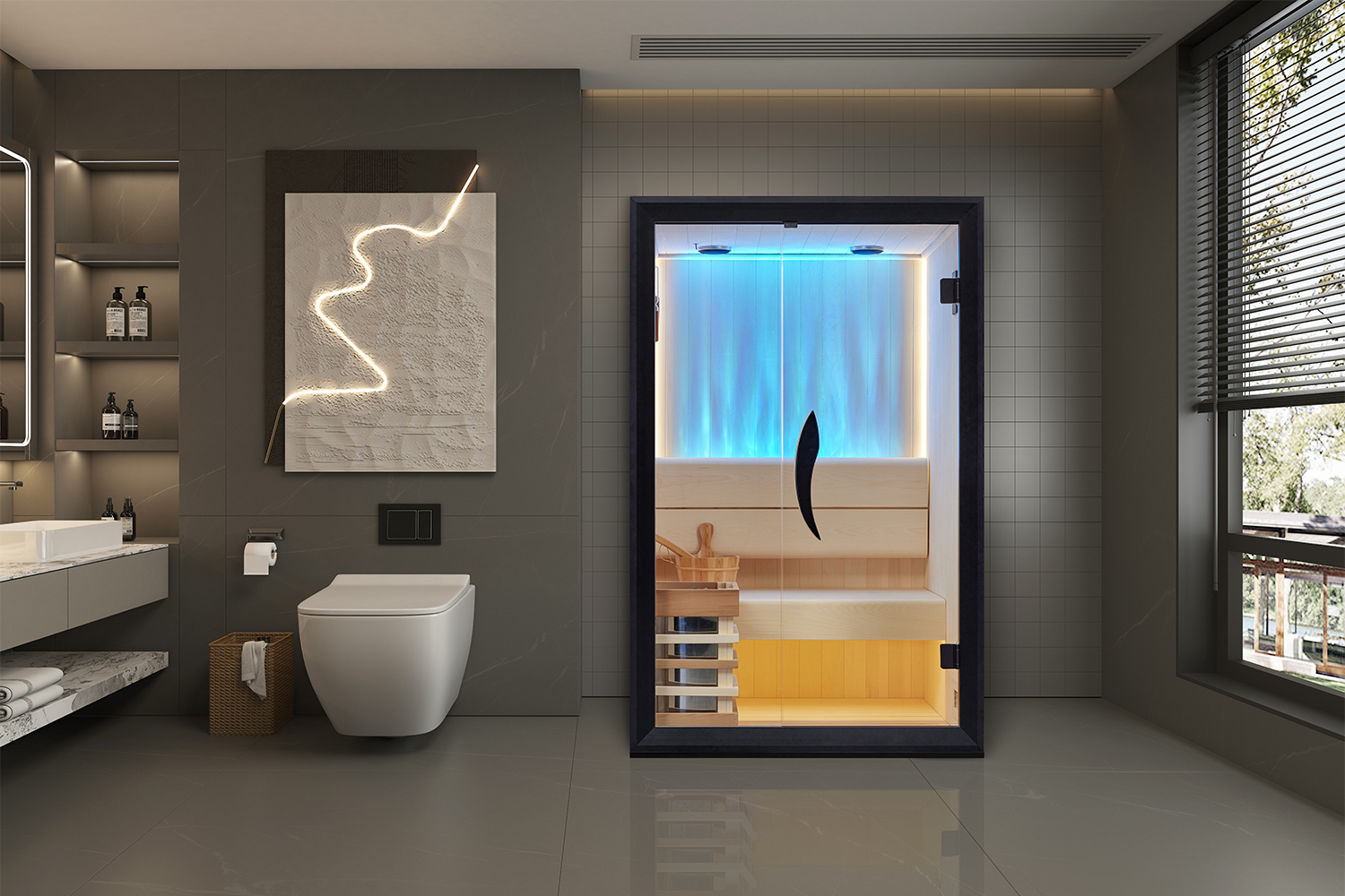 Ocean Future Traditional Sauna Room OFS05-2 31 Ocean Future Traditional Sauna Room OFS05-2 - Image 31