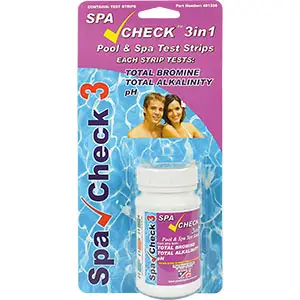 Spa Check Bromine 3 in1 Test Strips (50 Strips)